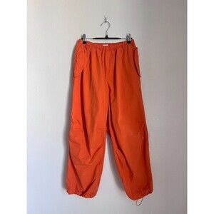 BDG Ripstop Baggy Balloon Pants in Orange Size SMALL